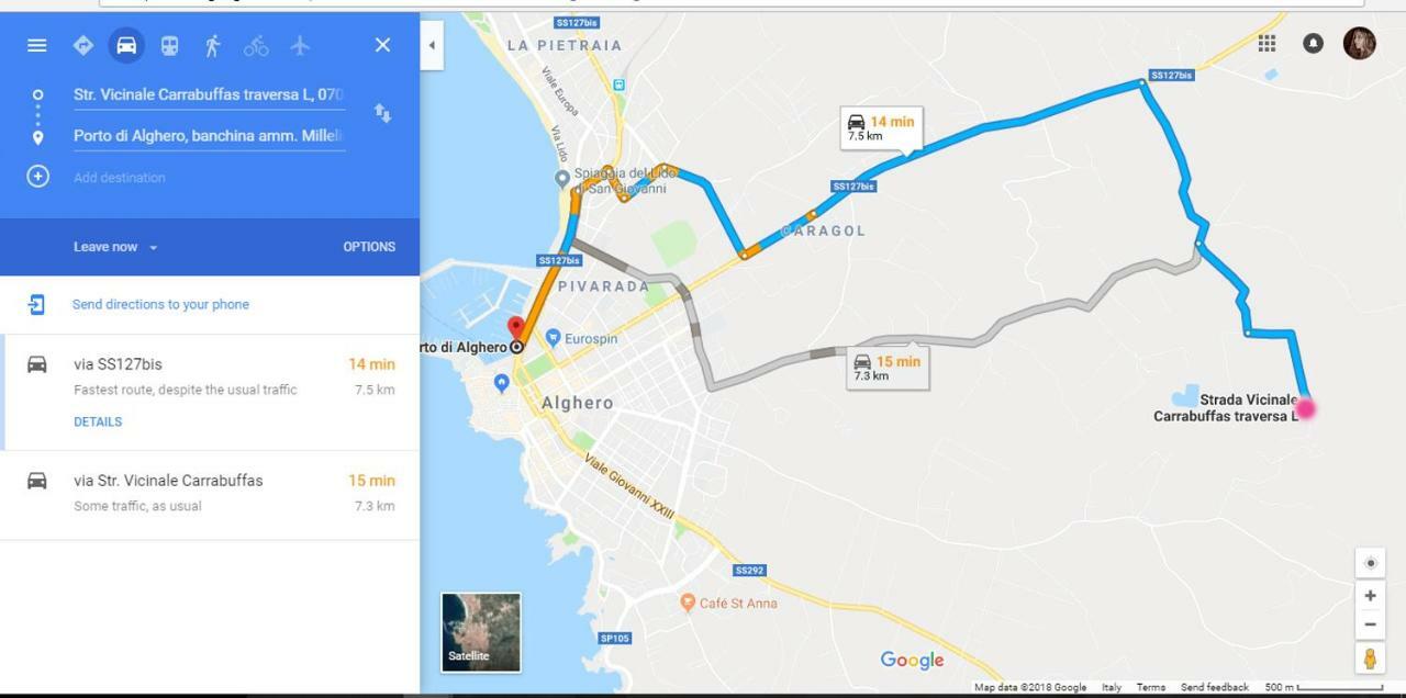 Affittacamere Luna E' Pedra - In Con Vista Sulla Baia Di E Piscina, 2 O 3 Private Alghero